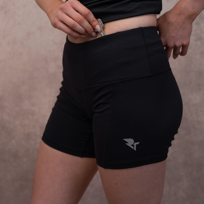 Women's Black 4" Shorts