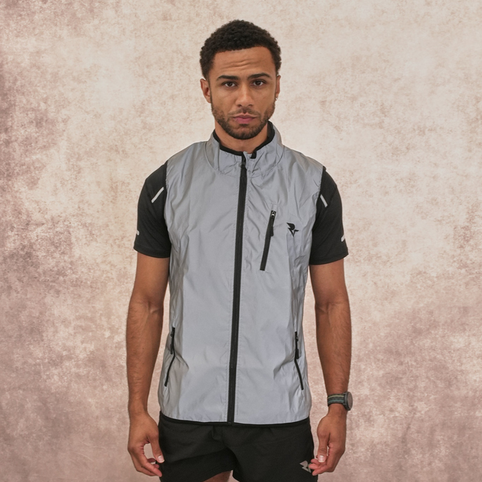 Fully Reflective Men's Running Gilet