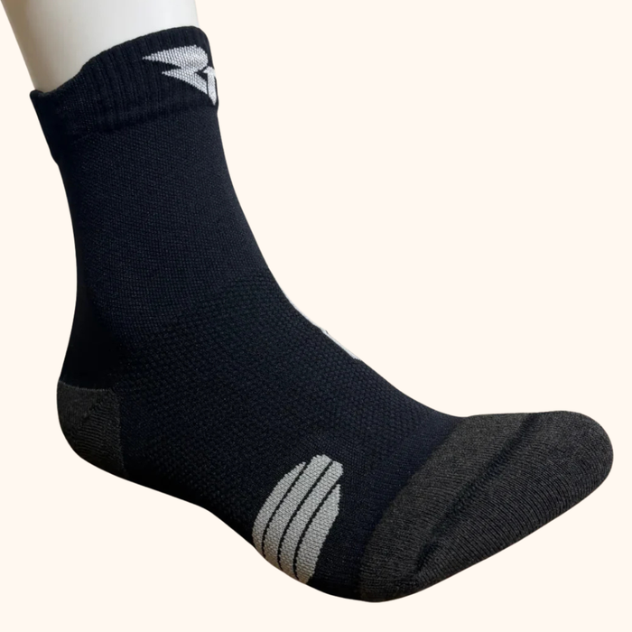 Above Ankle Bamboo Socks - Black