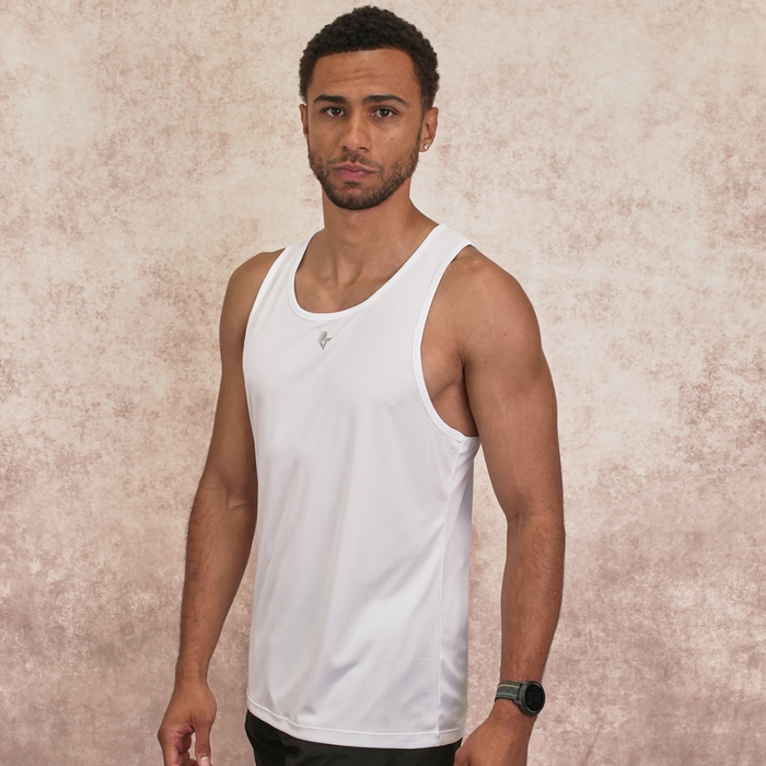Men's White Dynamic Vest
