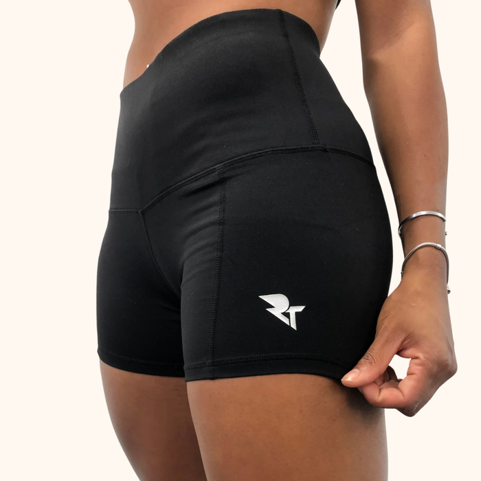 Women's Black 4" Shorts
