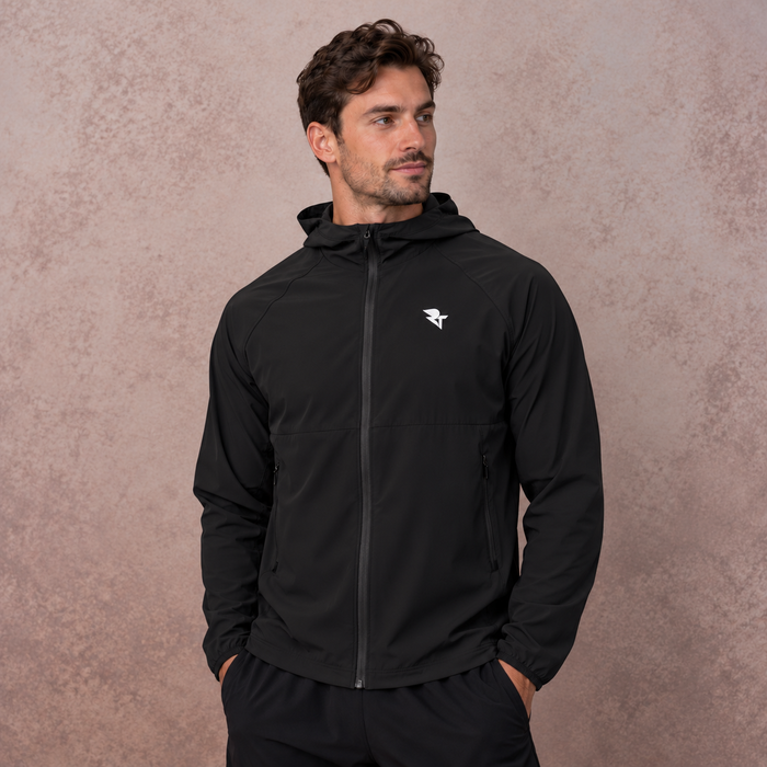 Men's Lightweight Run Jacket - Black