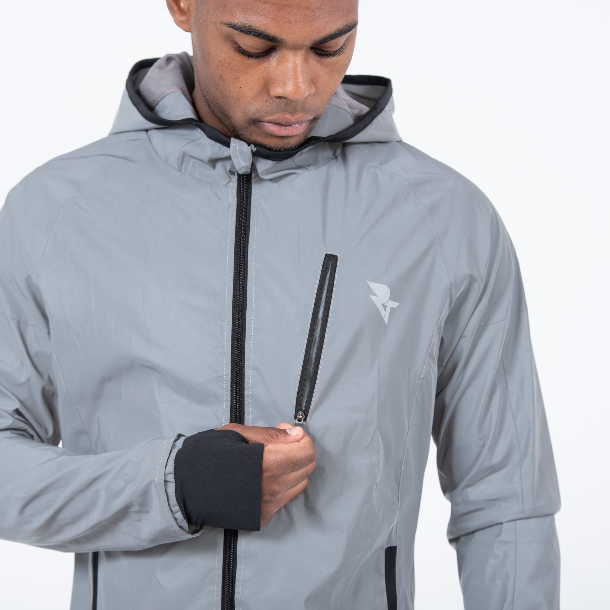 Men's Reflective Running Jacket – RunThrough Kit